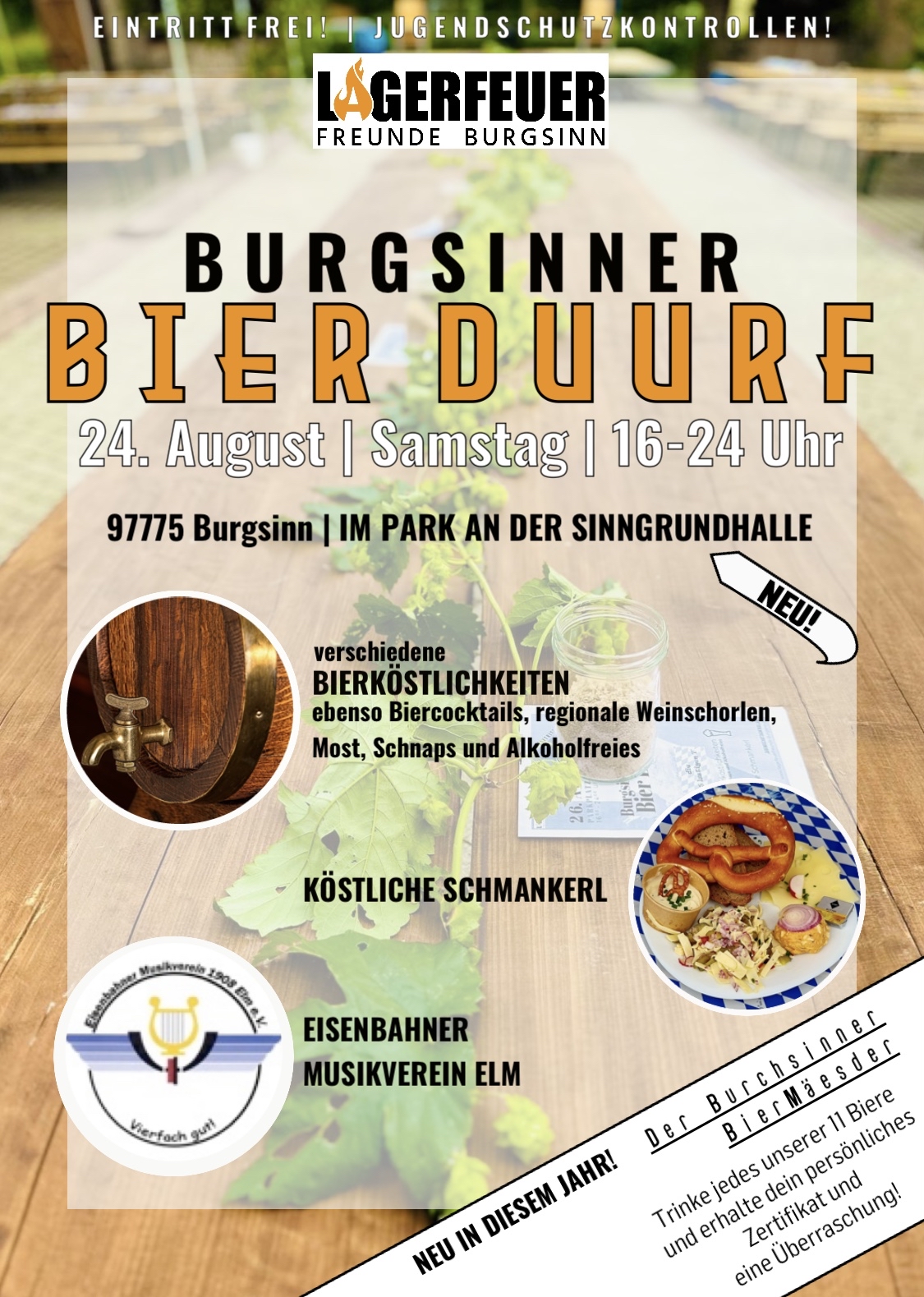 Plakat des Bierfestes